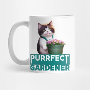 Just a Purrfect Gardener Cat Mug